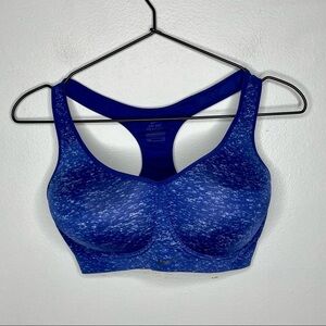 Nike Pro Rival Sports Bra Heather Blue Womens 34E